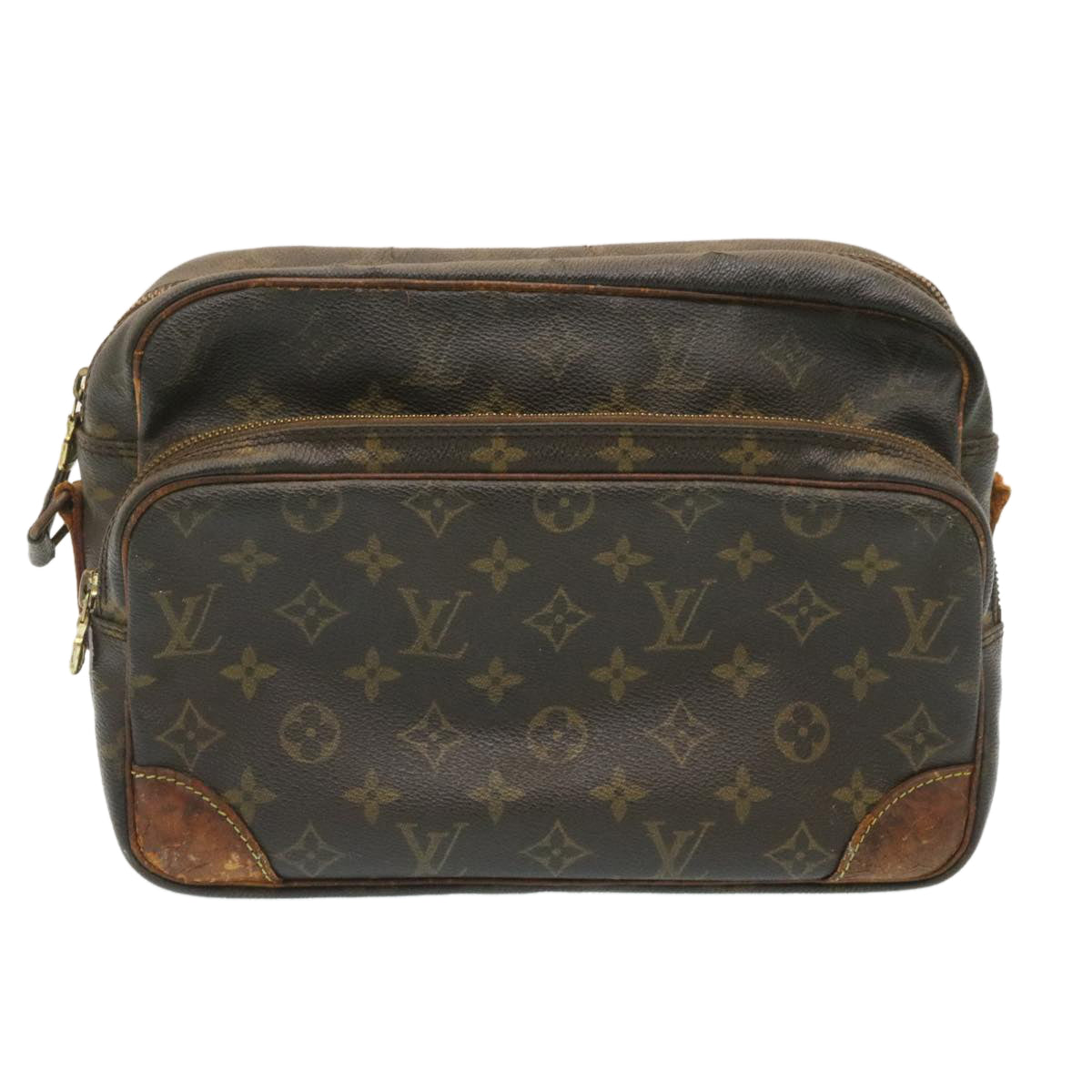 LOUIS VUITTON Monogram Nile Shoulder Bag M45244 LV Auth bs657