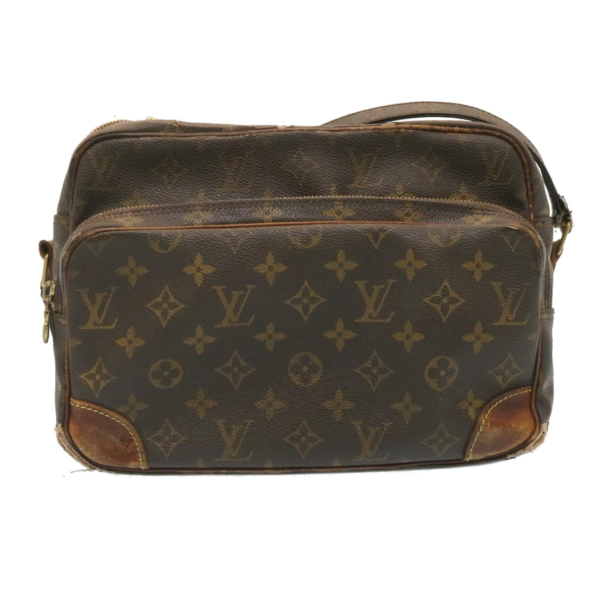 LOUIS VUITTON Monogram Nile Shoulder Bag M45244 LV Auth bs660