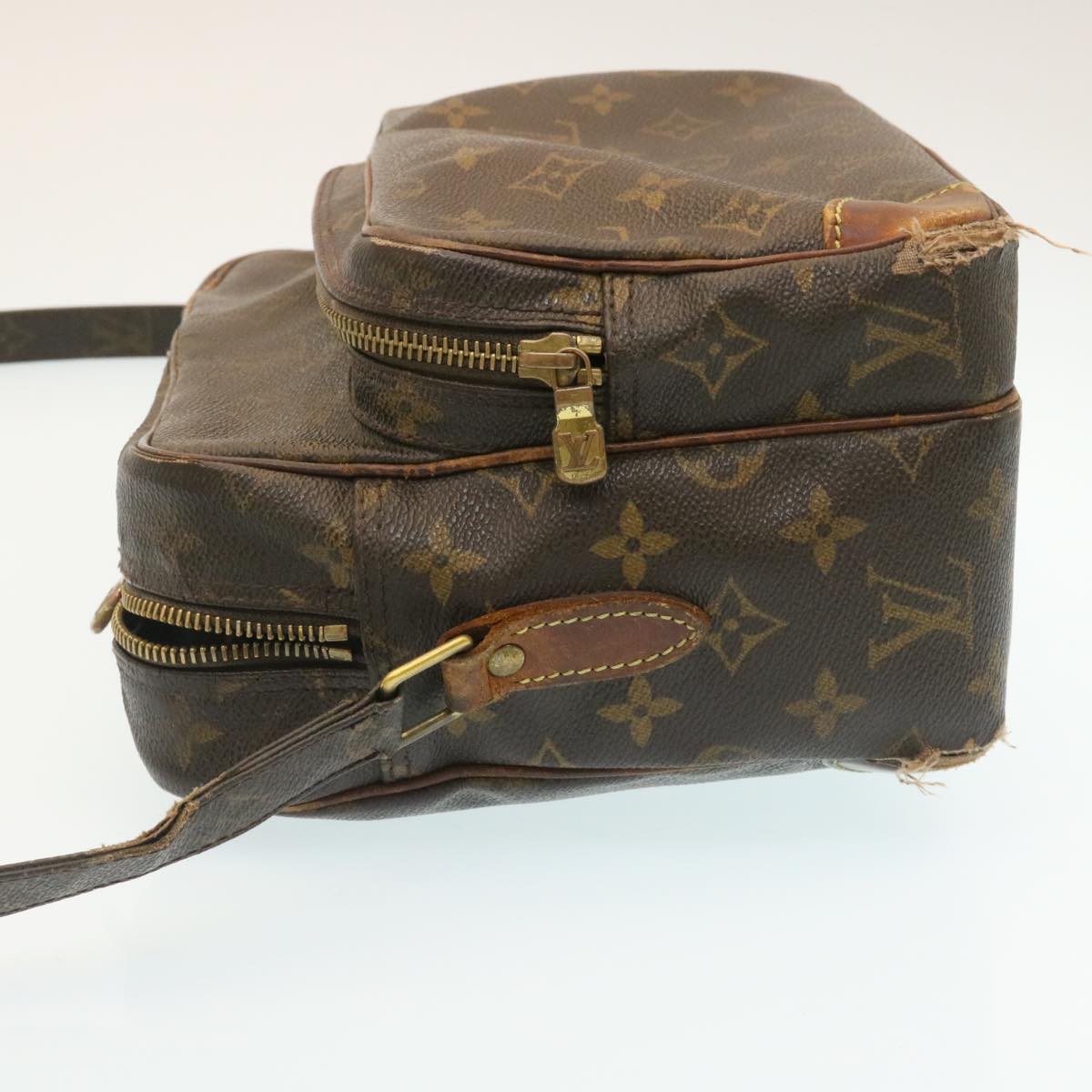 LOUIS VUITTON Monogram Nile Shoulder Bag M45244 LV Auth bs660