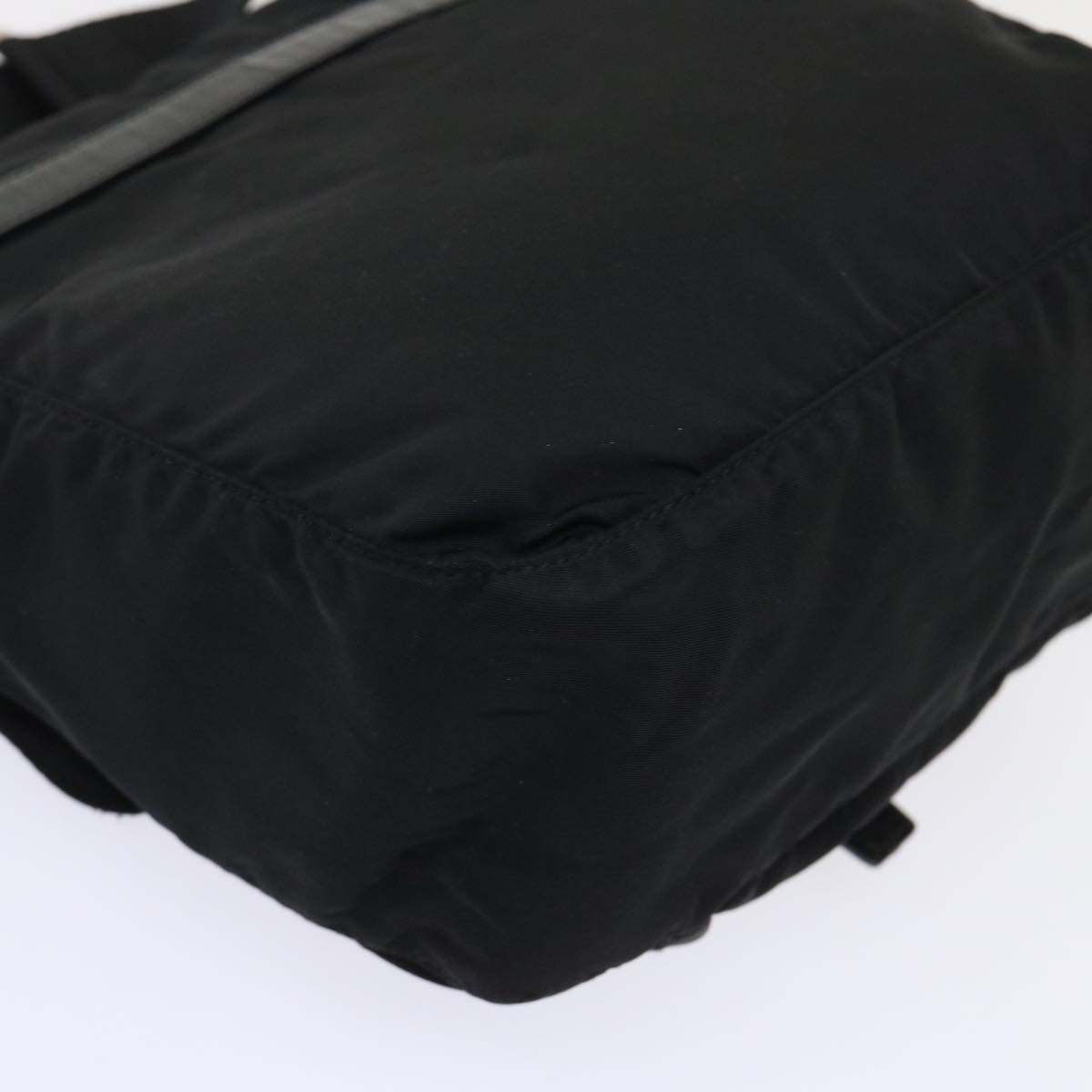 PRADA Shoulder Bag Nylon Black Auth bs6618