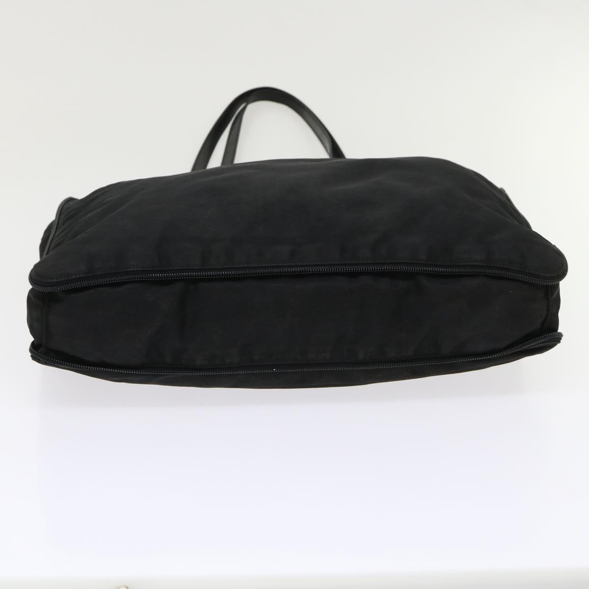 PRADA Tote Bag Nylon Black Auth bs6620