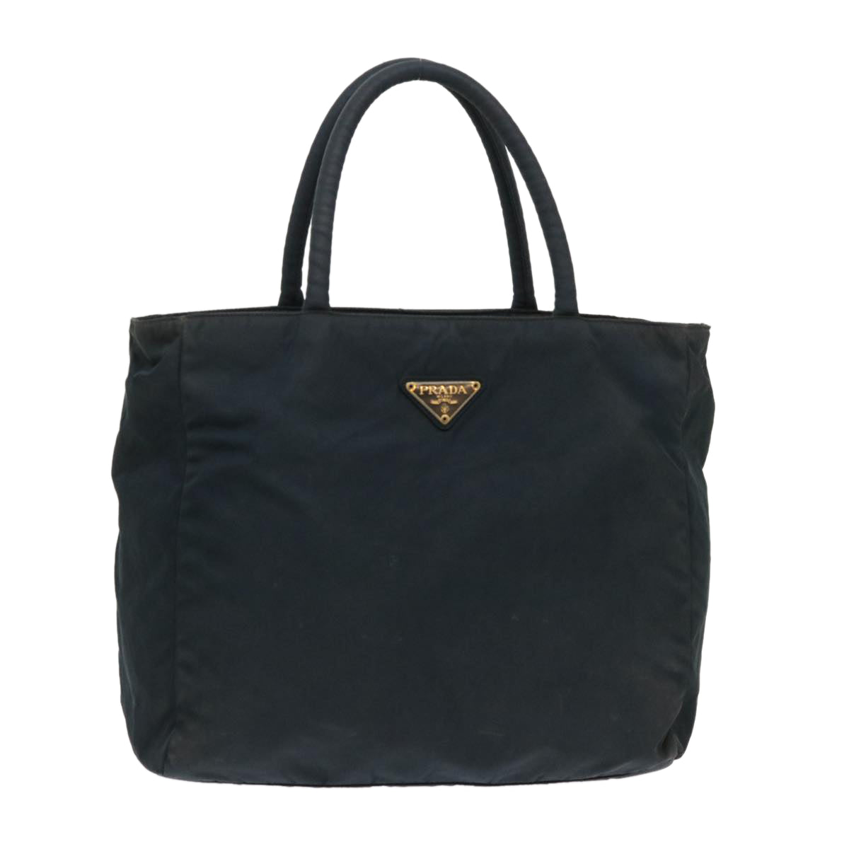 PRADA Hand Bag Nylon Navy Auth bs6635