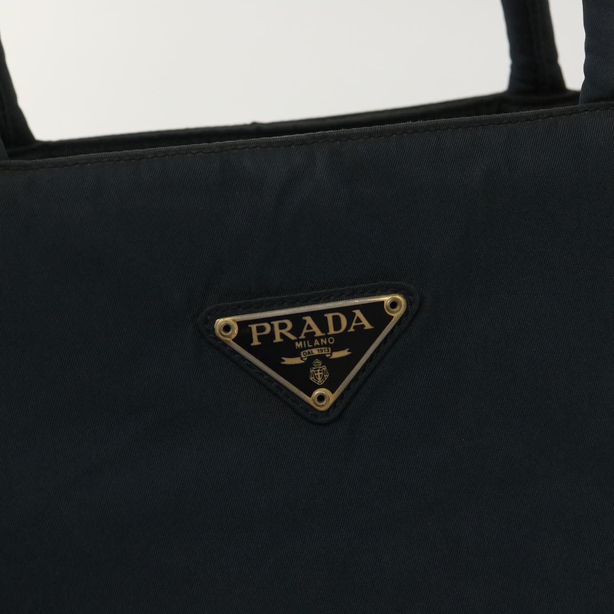 PRADA Hand Bag Nylon Navy Auth bs6635