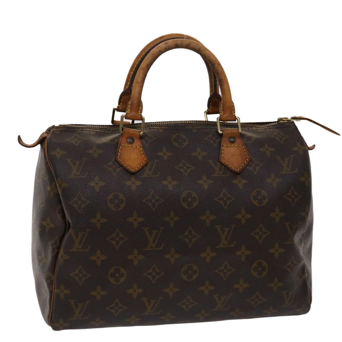 LOUIS VUITTON Monogram Speedy 30 Hand Bag M41526 LV Auth bs6654