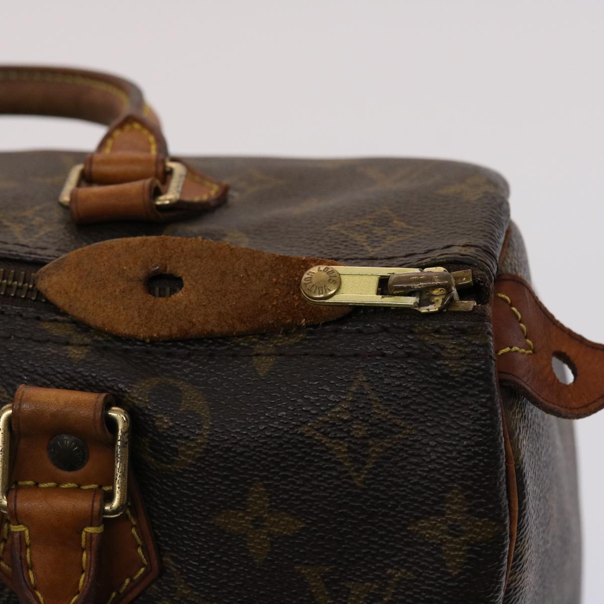 LOUIS VUITTON Monogram Speedy 30 Hand Bag M41526 LV Auth bs6654