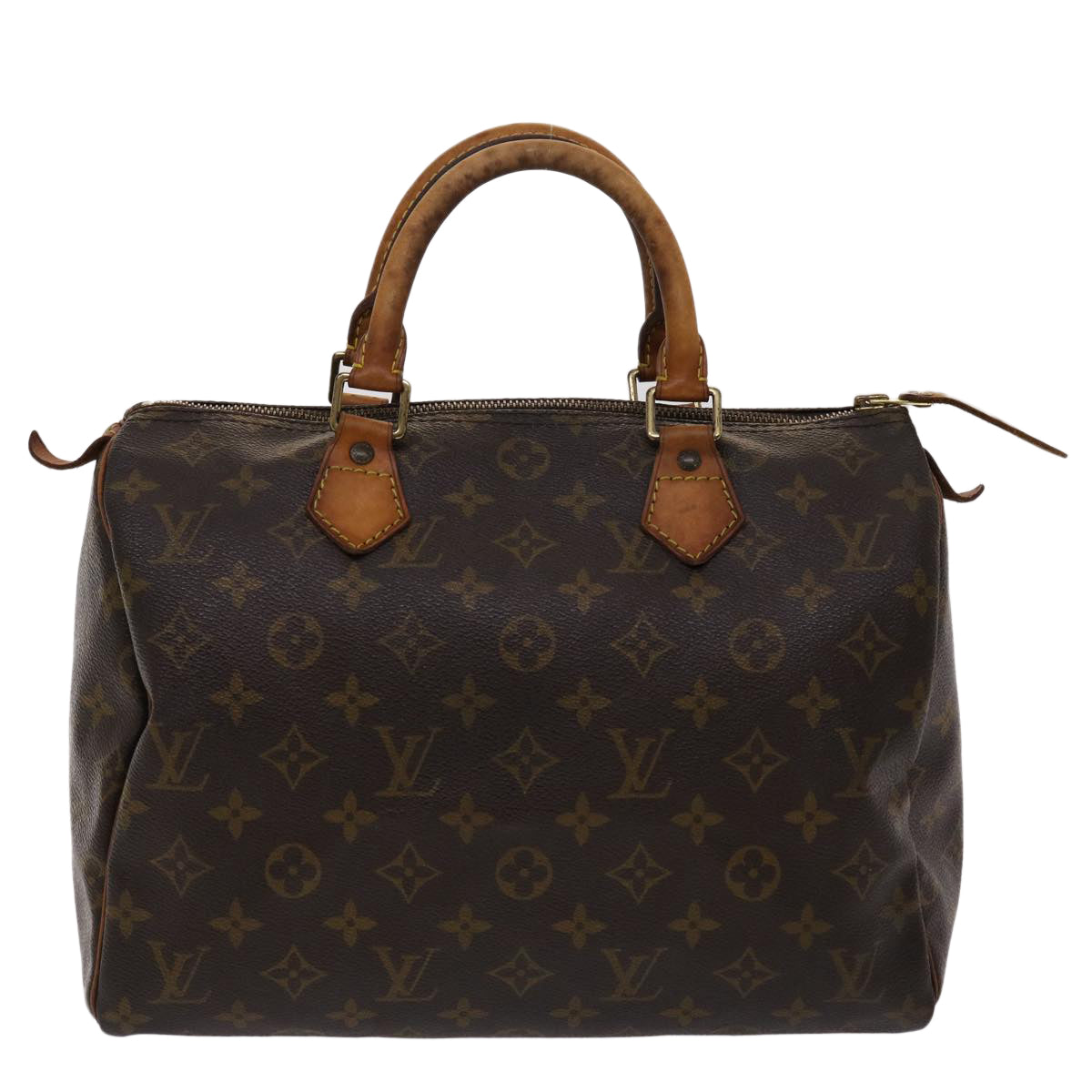 LOUIS VUITTON Monogram Speedy 30 Hand Bag M41526 LV Auth bs6654