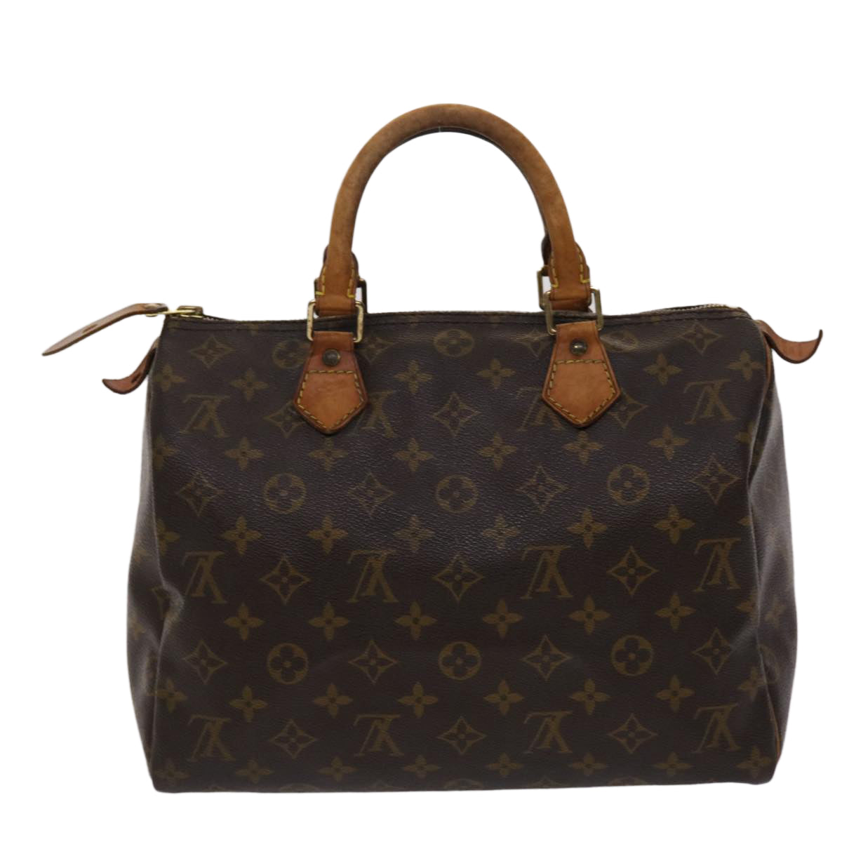 LOUIS VUITTON Monogram Speedy 30 Hand Bag M41526 LV Auth bs6654