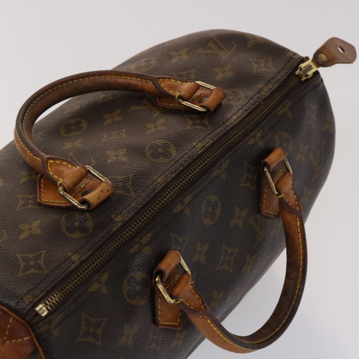 LOUIS VUITTON Monogram Speedy 30 Hand Bag M41526 LV Auth bs6654