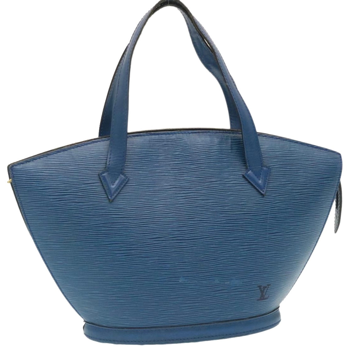 LOUIS VUITTON Epi Saint Jacques Hand Bag Blue M52265 LV Auth bs669