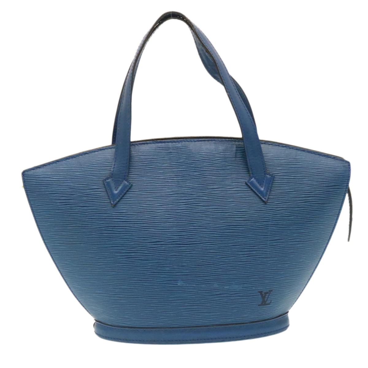 LOUIS VUITTON Epi Saint Jacques Hand Bag Blue M52265 LV Auth bs669