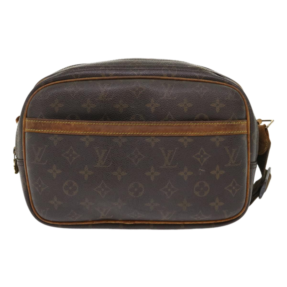 LOUIS VUITTON Monogram Reporter PM Shoulder Bag M45254 LV Auth bs6700