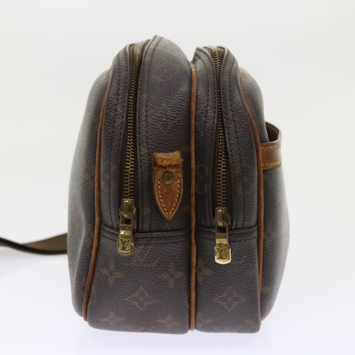 LOUIS VUITTON Monogram Reporter PM Shoulder Bag M45254 LV Auth bs6700