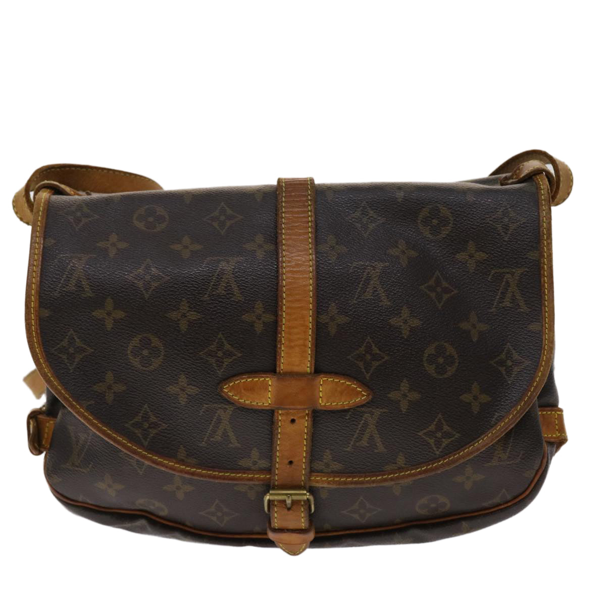 LOUIS VUITTON Monogram Saumur 30 Shoulder Bag M42256 LV Auth bs6705 - 0