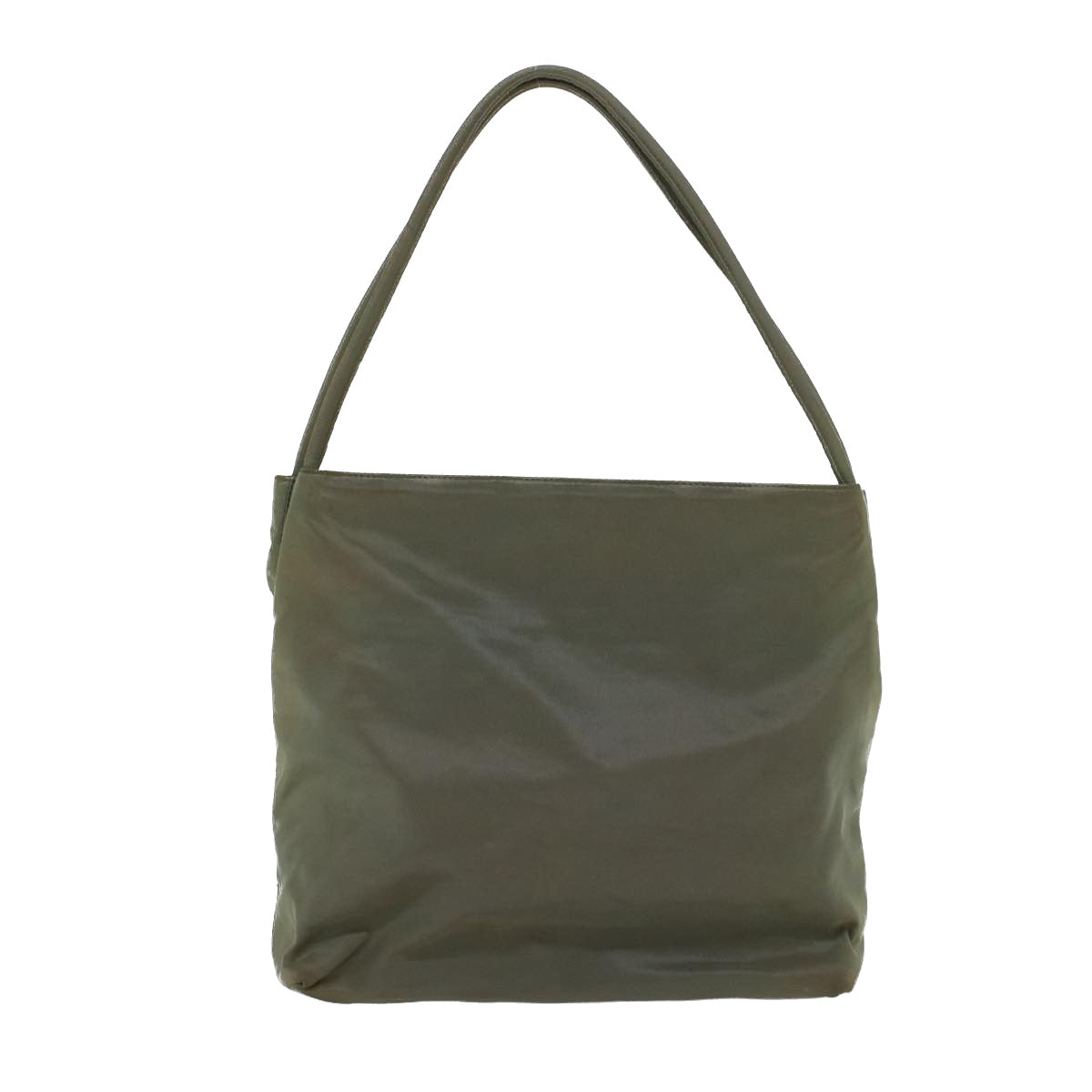 PRADA Shoulder Bag Nylon Gray Auth bs6727 - 0