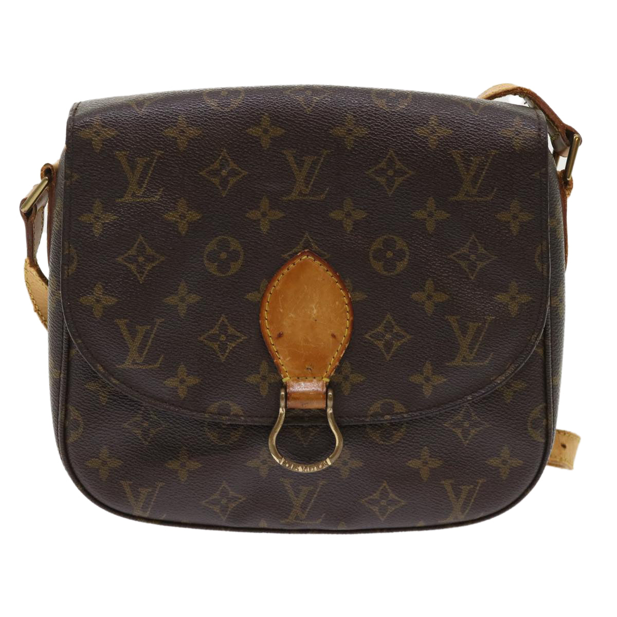 LOUIS VUITTON Monogram Saint Cloud GM Shoulder Bag M51242 LV Auth bs6730