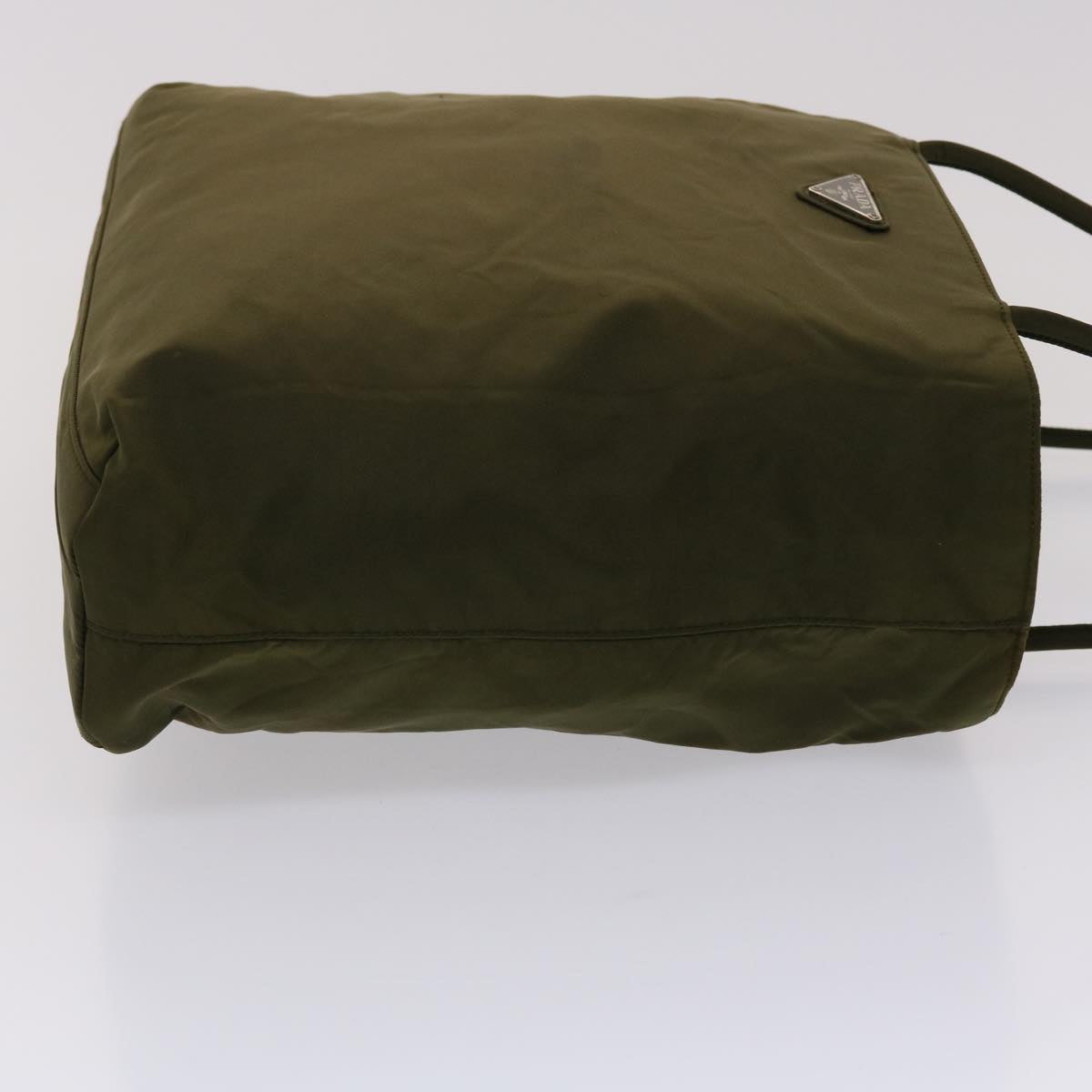 PRADA Shoulder Bag Nylon Green Auth bs6745