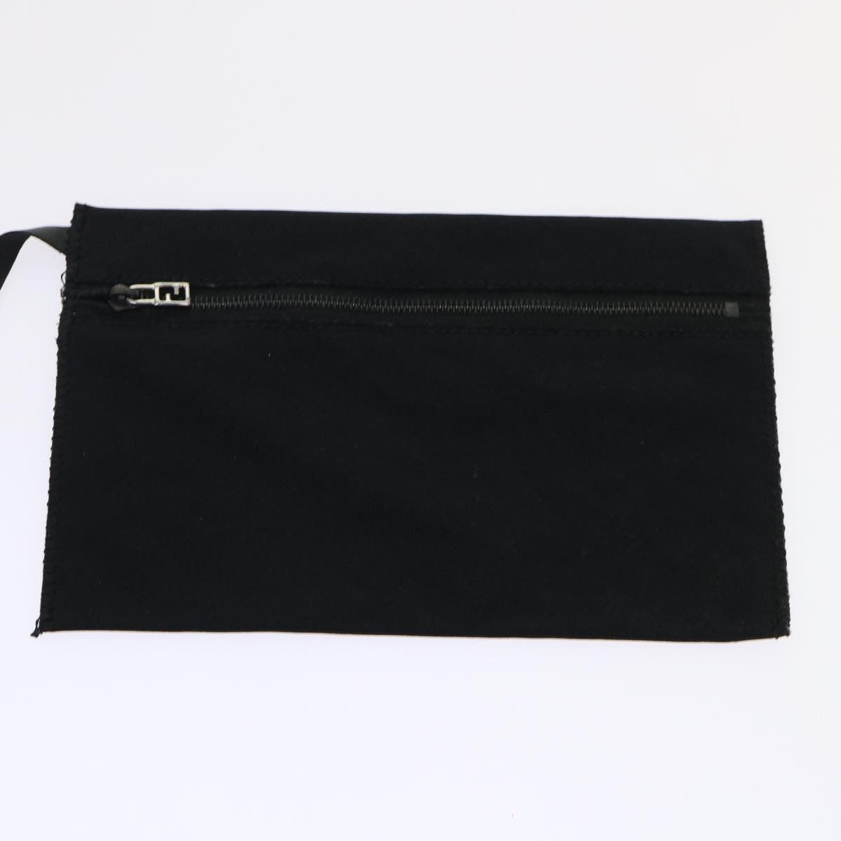 FENDI Hand Bag Nylon Black 2321-26329-079 Auth bs6746