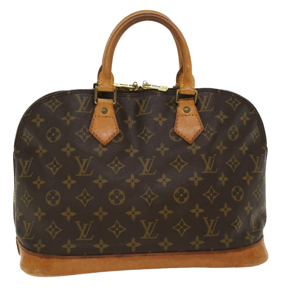 LOUIS VUITTON Monogram Alma Hand Bag M51130 LV Auth bs6763