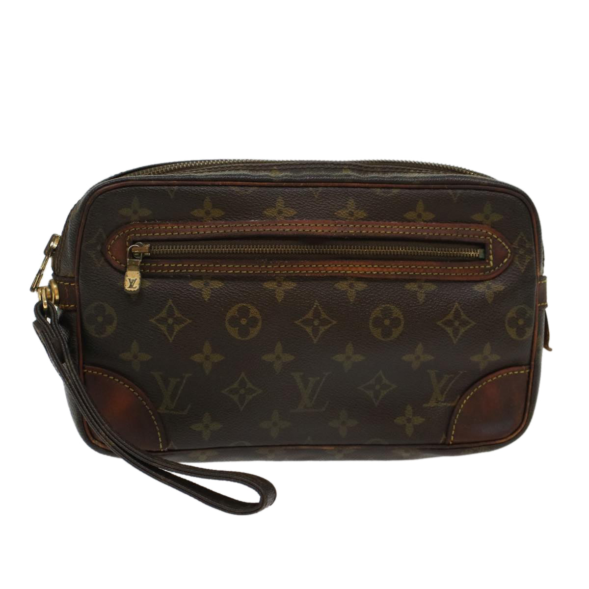 LOUIS VUITTON Monogram Marly Dragonne PM Clutch Bag M51827 LV Auth bs6801