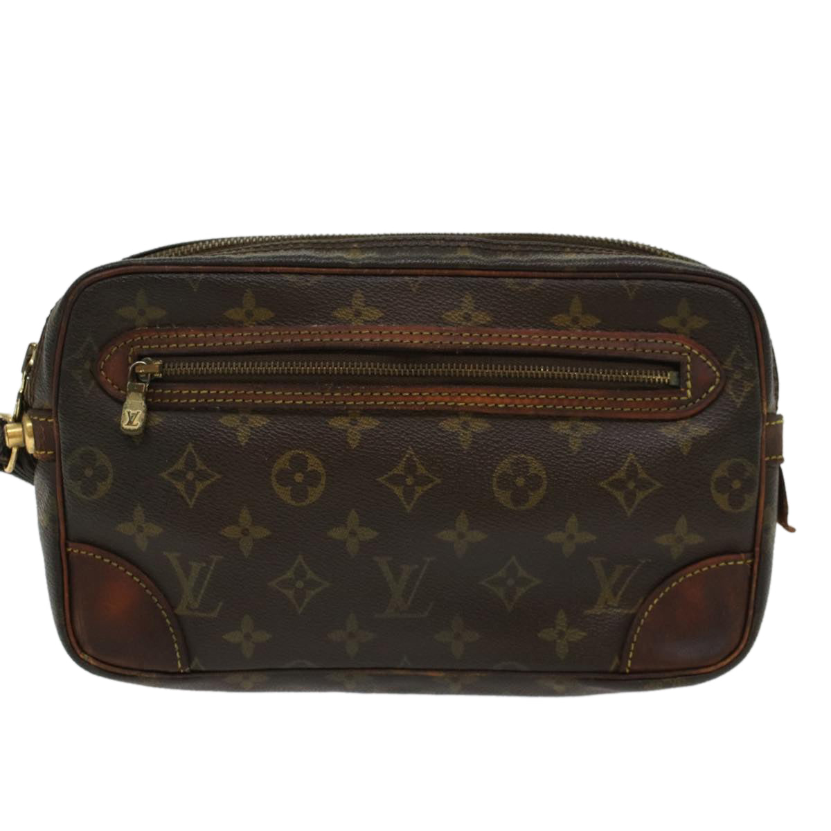 LOUIS VUITTON Monogram Marly Dragonne PM Clutch Bag M51827 LV Auth bs6801