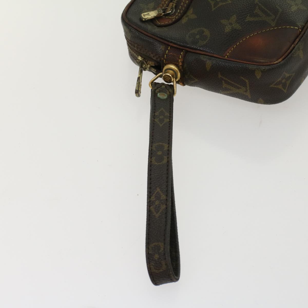 LOUIS VUITTON Monogram Marly Dragonne PM Clutch Bag M51827 LV Auth bs6801