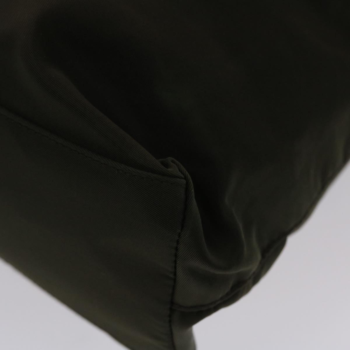 PRADA Shoulder Bag Nylon Green Auth bs6814