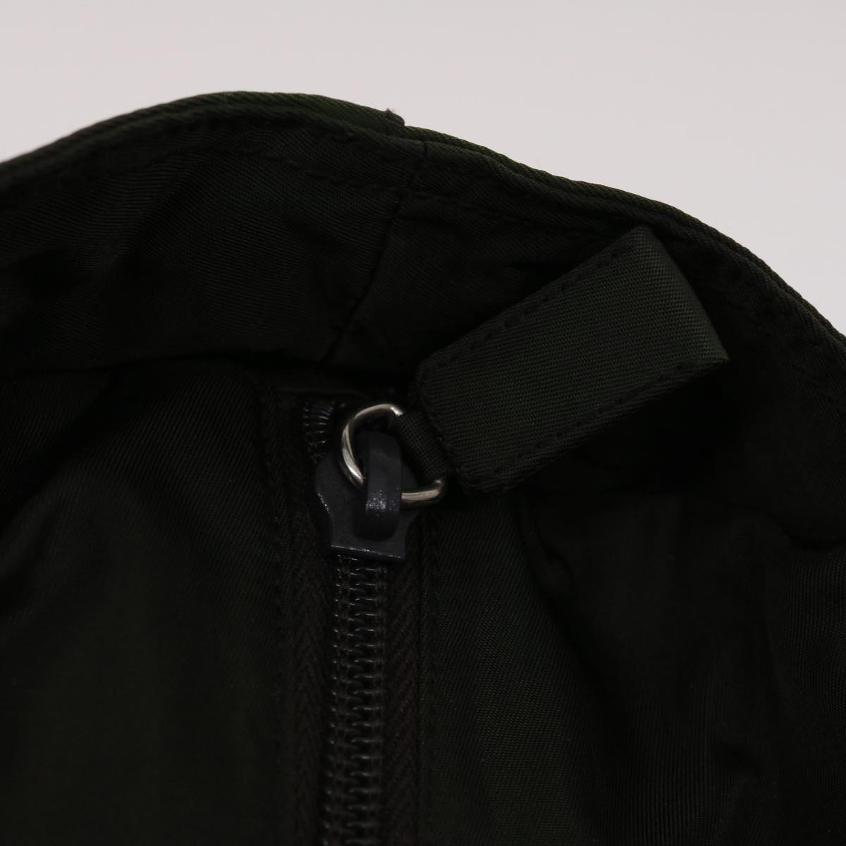PRADA Shoulder Bag Nylon Green Auth bs6814