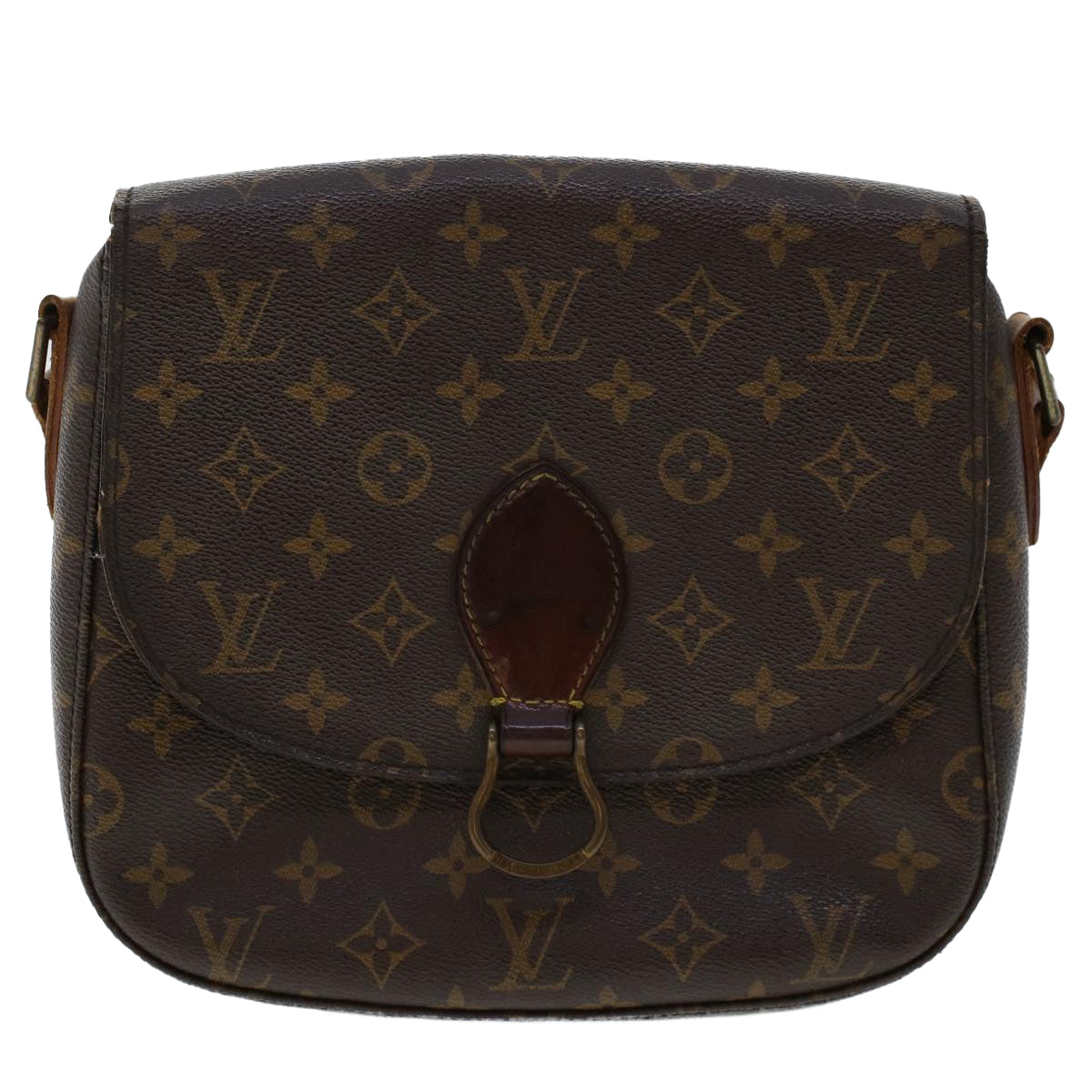 LOUIS VUITTON Monogram Saint Cloud GM Shoulder Bag M51242 LV Auth bs6817