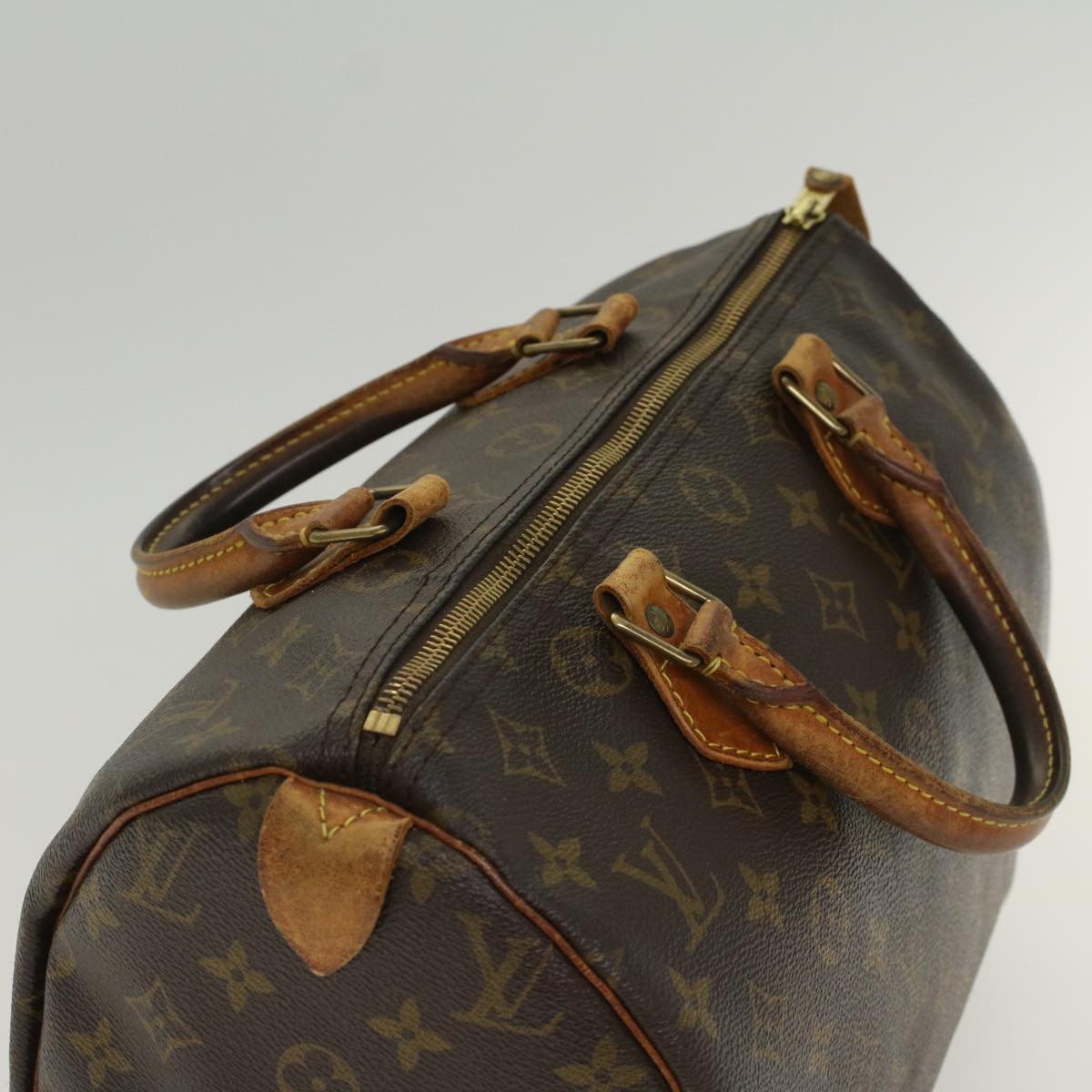 LOUIS VUITTON Monogram Speedy 30 Hand Bag M41526 LV Auth bs6896