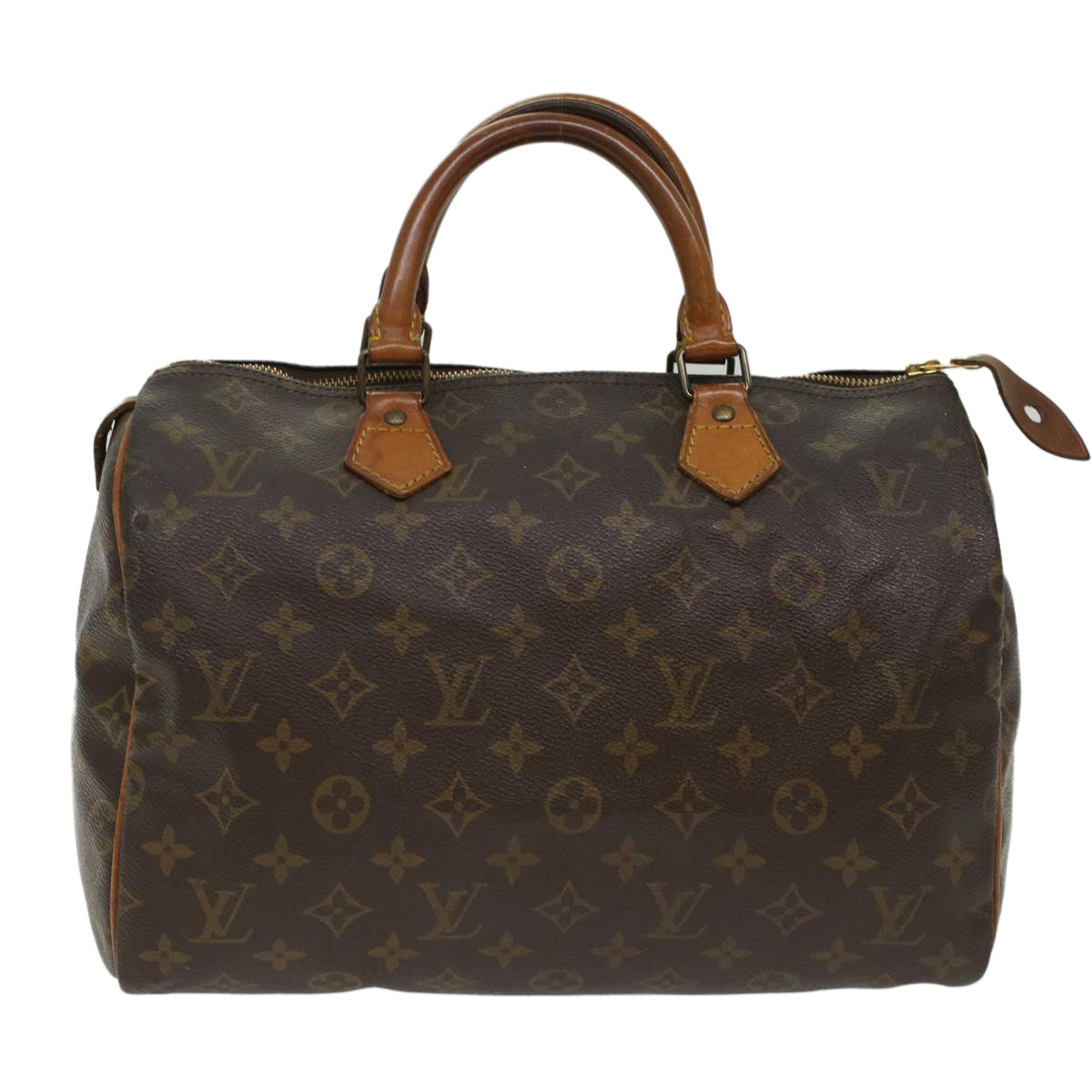 LOUIS VUITTON Monogram Speedy 30 Hand Bag M41526 LV Auth bs6906