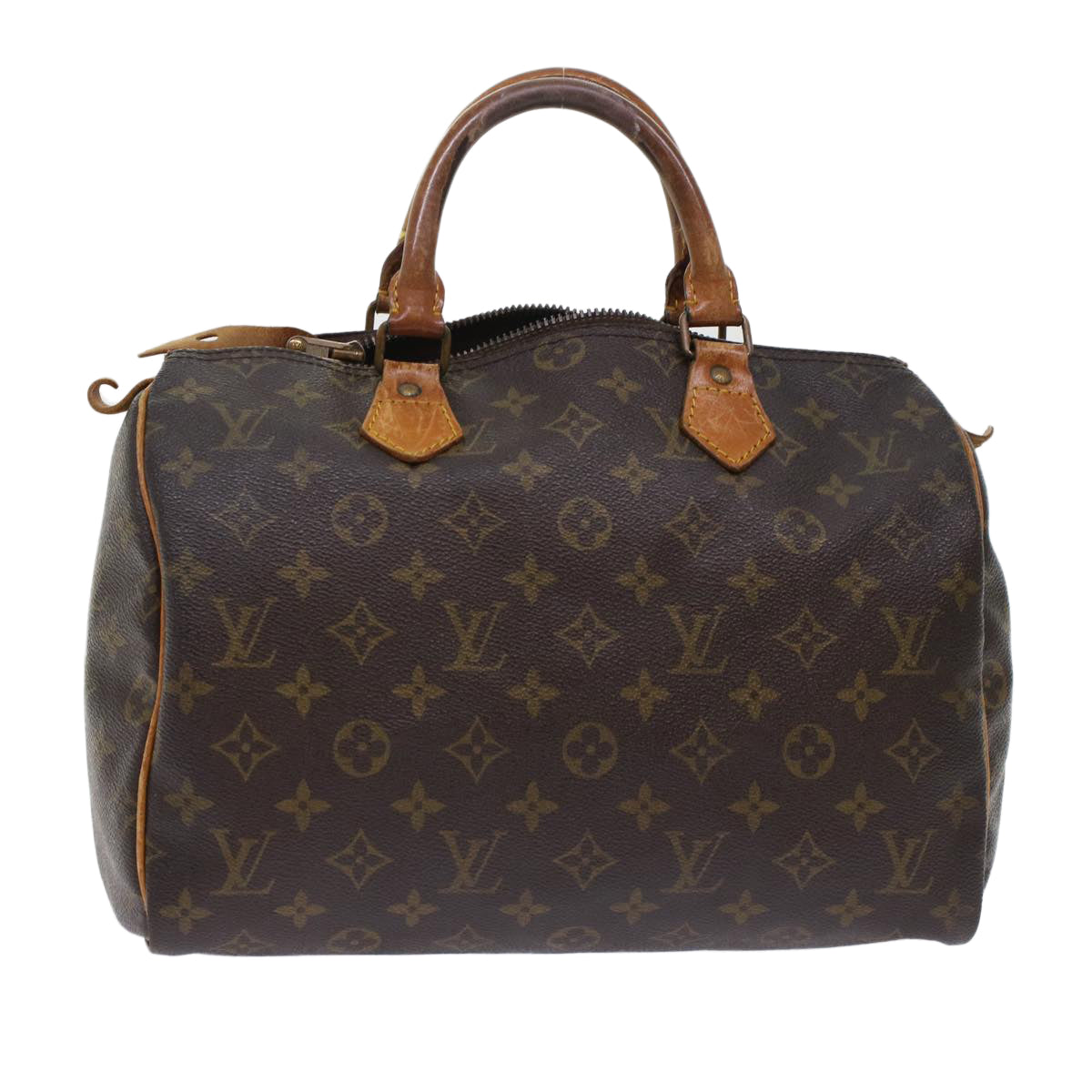 LOUIS VUITTON Monogram Speedy 30 Hand Bag M41526 LV Auth bs6914