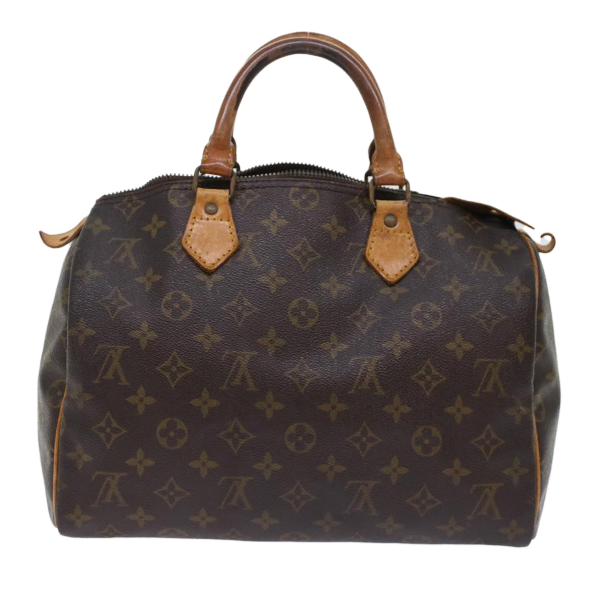 LOUIS VUITTON Monogram Speedy 30 Hand Bag M41526 LV Auth bs6914