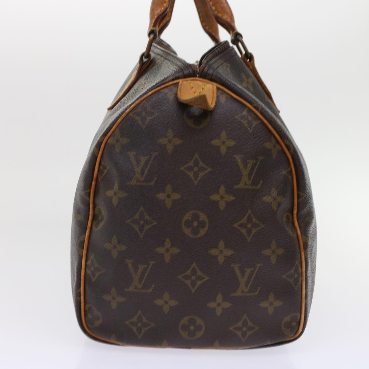 LOUIS VUITTON Monogram Speedy 30 Hand Bag M41526 LV Auth bs6914