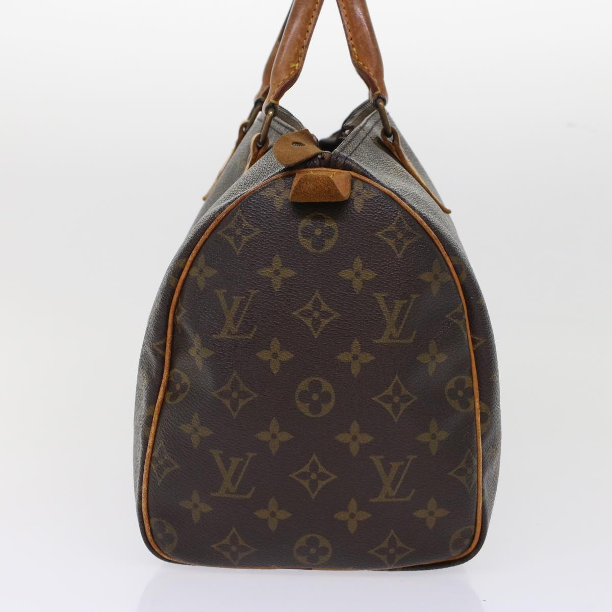 LOUIS VUITTON Monogram Speedy 30 Hand Bag M41526 LV Auth bs6914