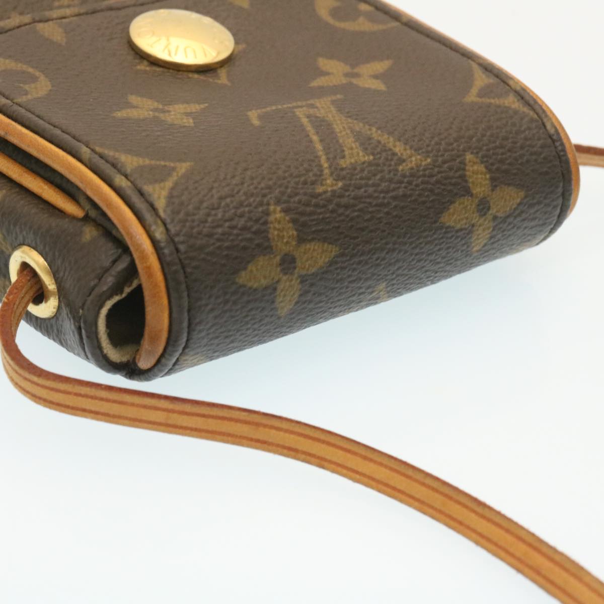 LOUIS VUITTON Monogram Pochette Cancun Shoulder Bag M60018 LV Auth bs696