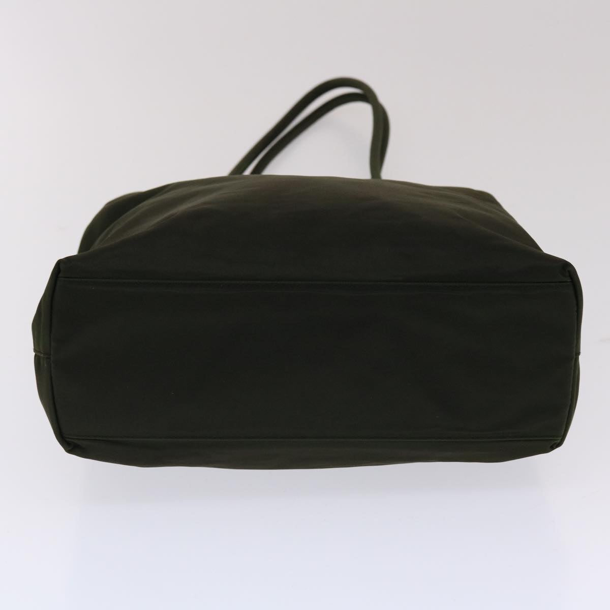 PRADA Shoulder Bag Nylon Khaki Auth bs6981