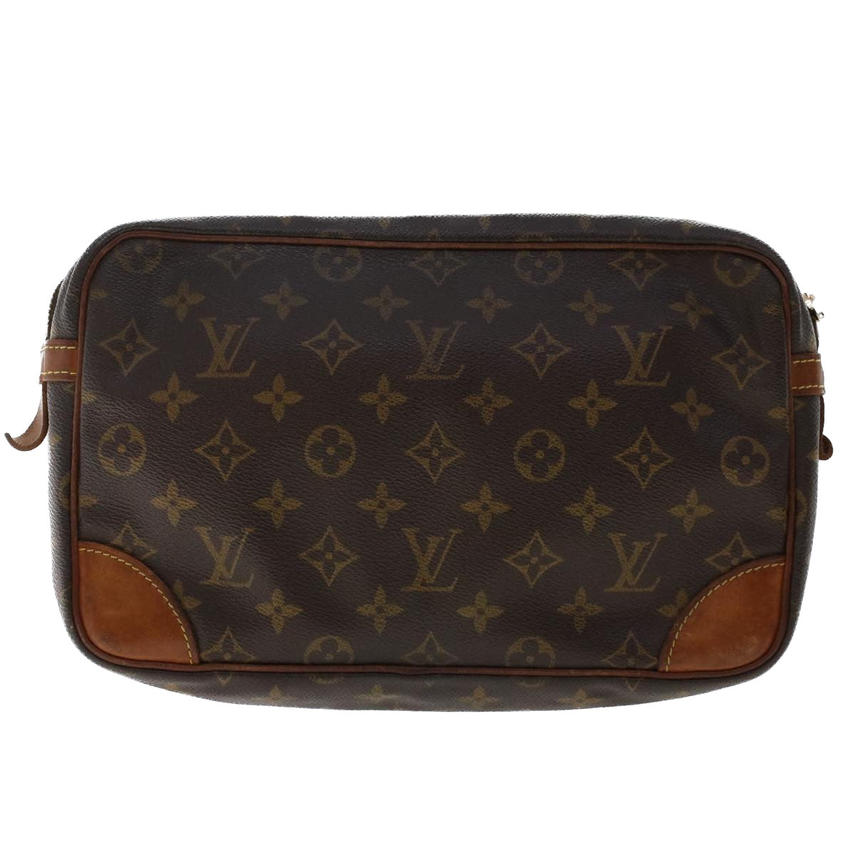 LOUIS VUITTON Monogram Shoulder Bag Clutch Bag 3Set LV Auth bs6993