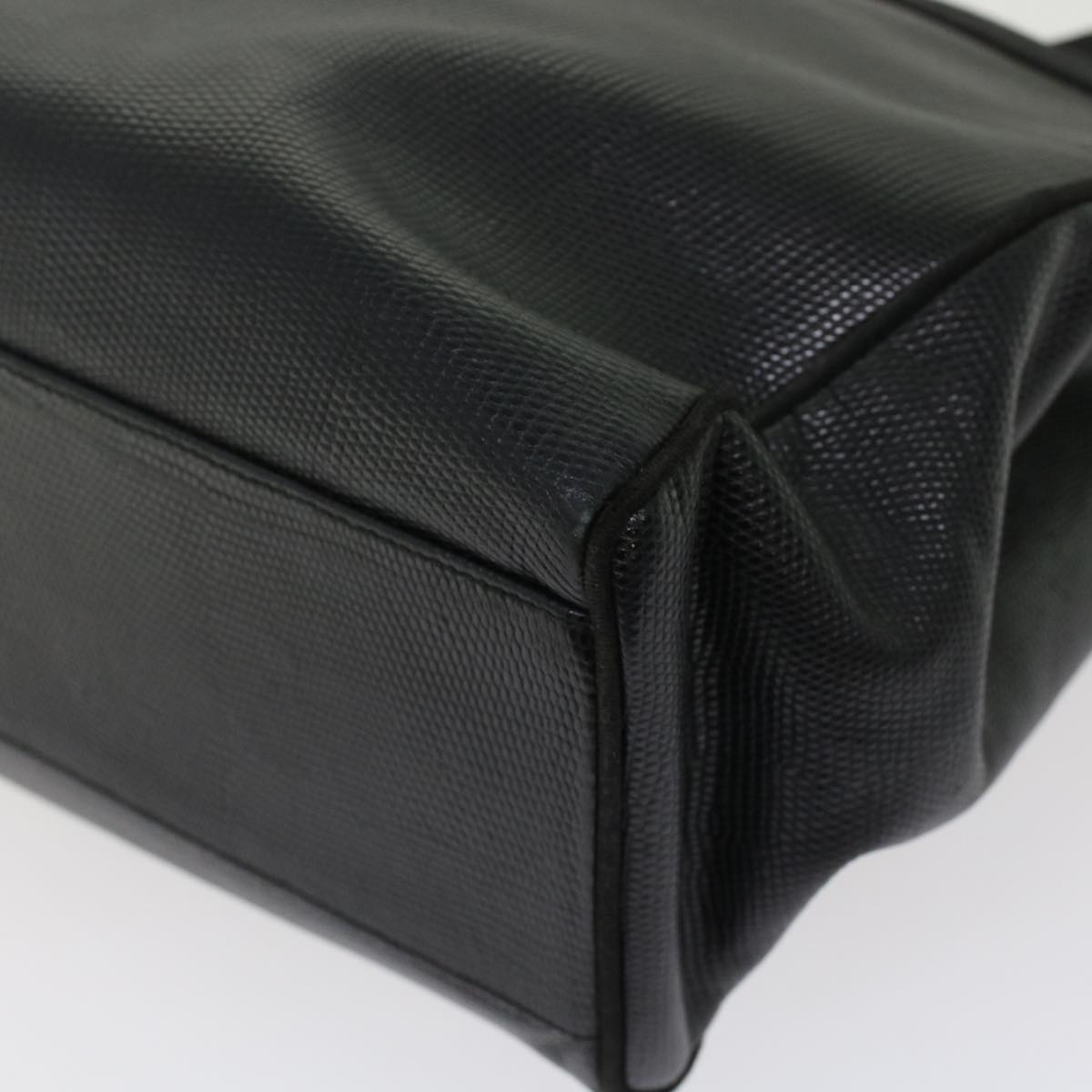 Salvatore Ferragamo Shoulder Bag Leather 2Set Black Auth bs7057