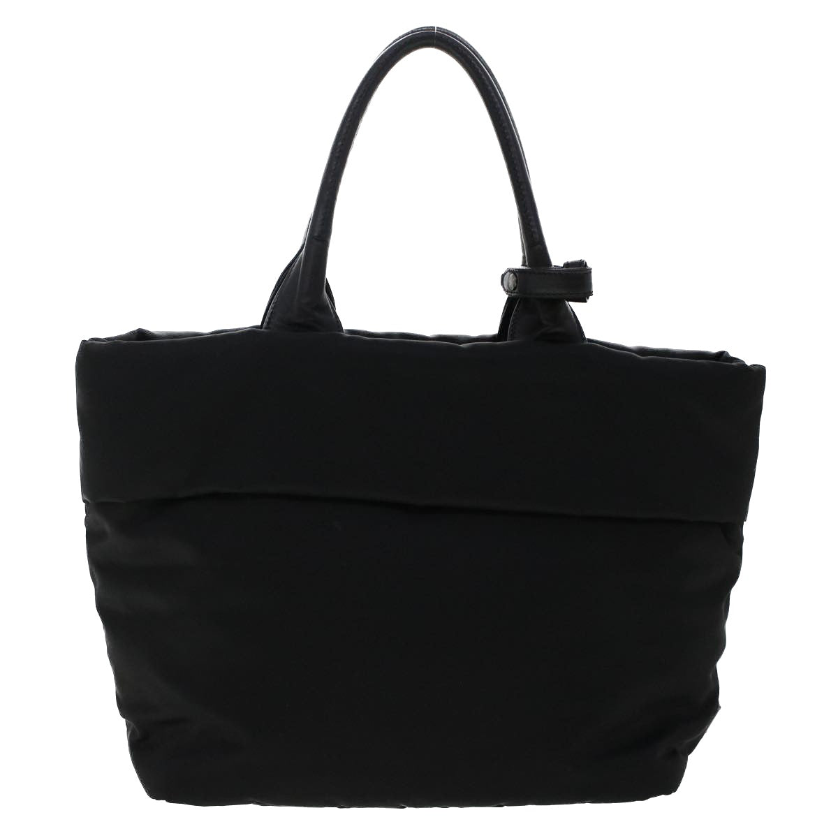 PRADA Hand Bag Nylon Black Auth bs7087