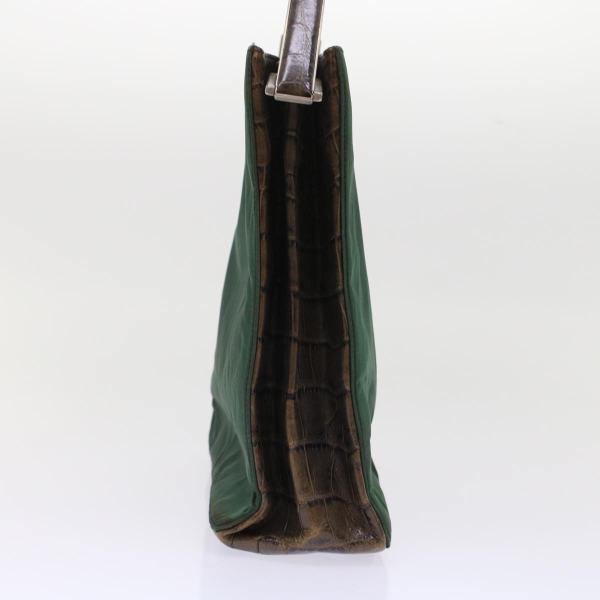 PRADA Shoulder Bag Nylon Green Auth bs7093