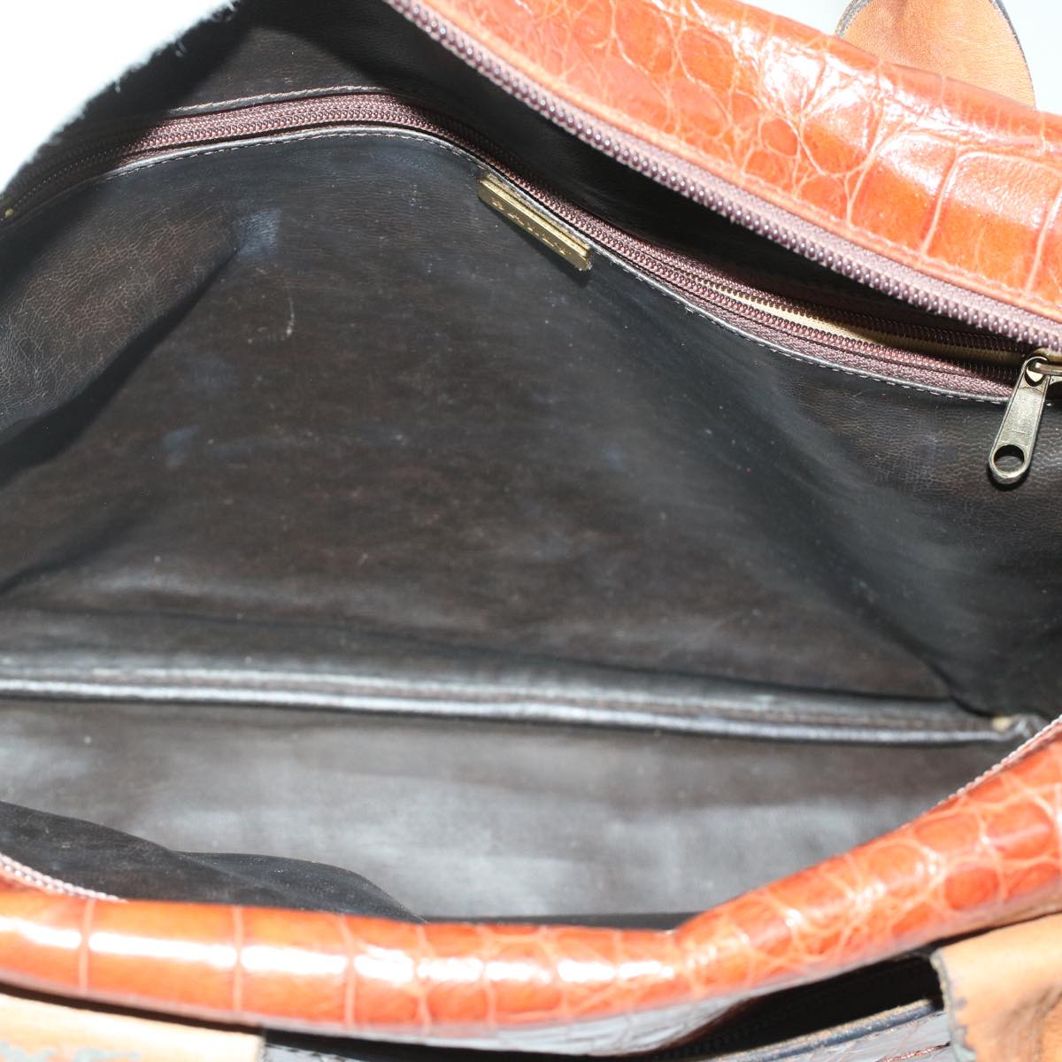 BALLY Shoulder Bag Leather 2Set Black Brown Auth bs7119