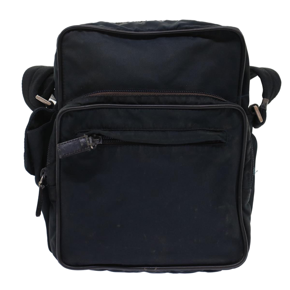 PRADA Shoulder Bag Nylon Navy Auth bs7121 - 0