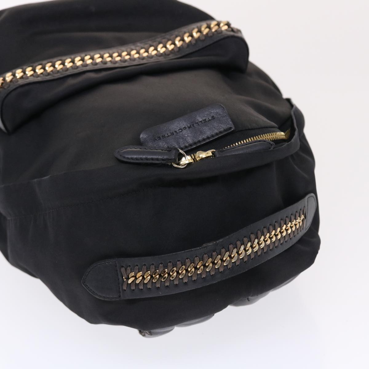 Stella MacCartney Backpack Nylon Black Auth bs7160