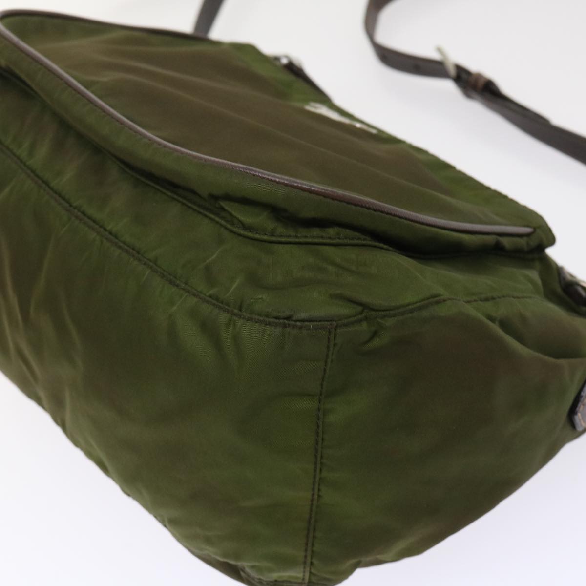 PRADA Shoulder Bag Nylon Black Auth bs7228
