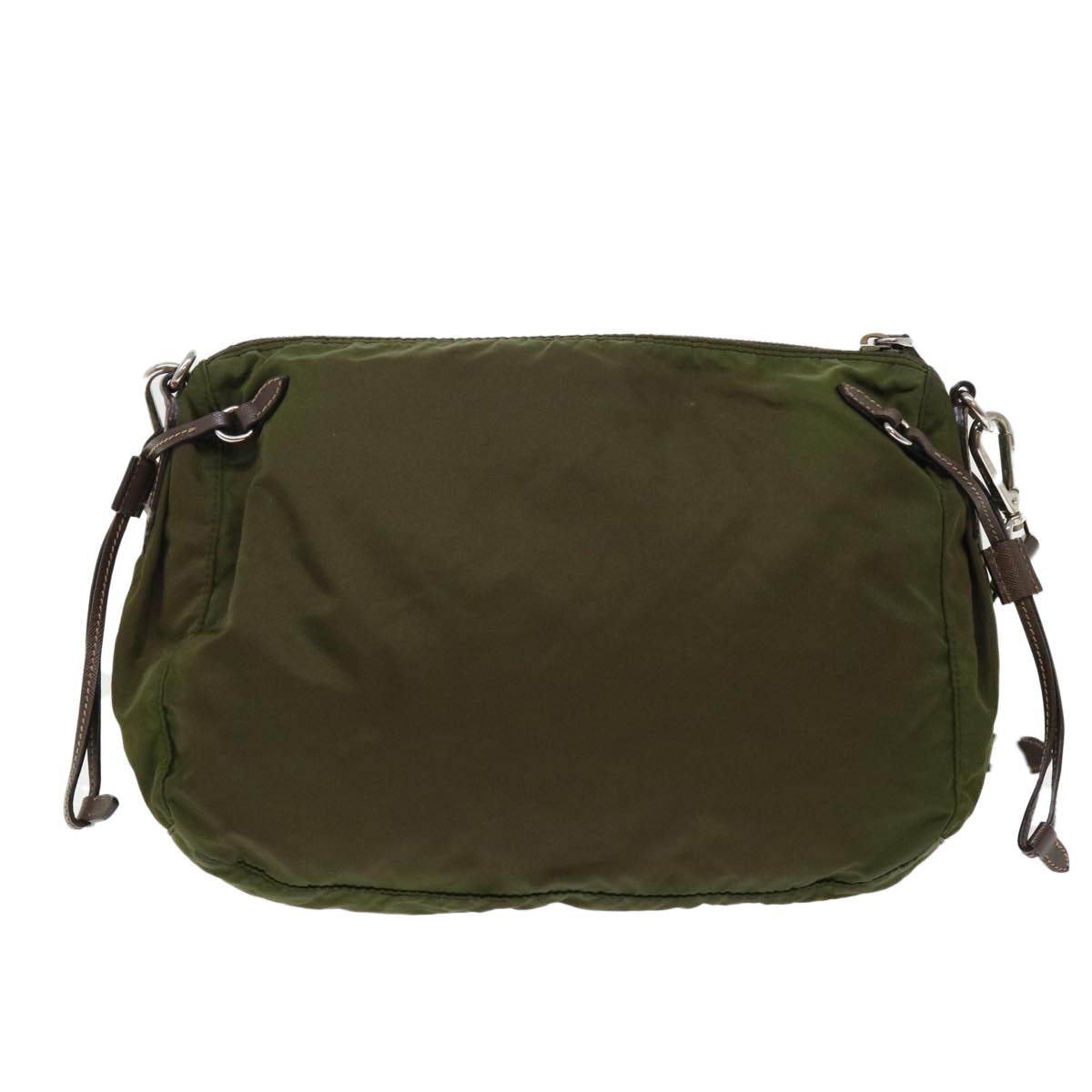 PRADA Shoulder Bag Nylon Black Auth bs7228