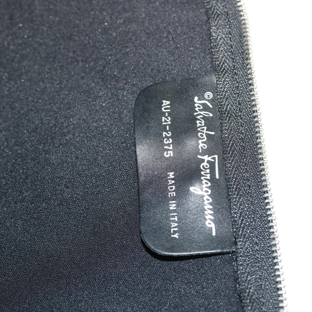 Salvatore Ferragamo Drawstring Pouch Shoulder Bag 2Set Black Red Auth bs7236
