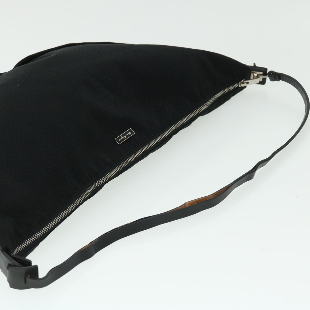 Salvatore Ferragamo Drawstring Pouch Shoulder Bag 2Set Black Red Auth bs7236