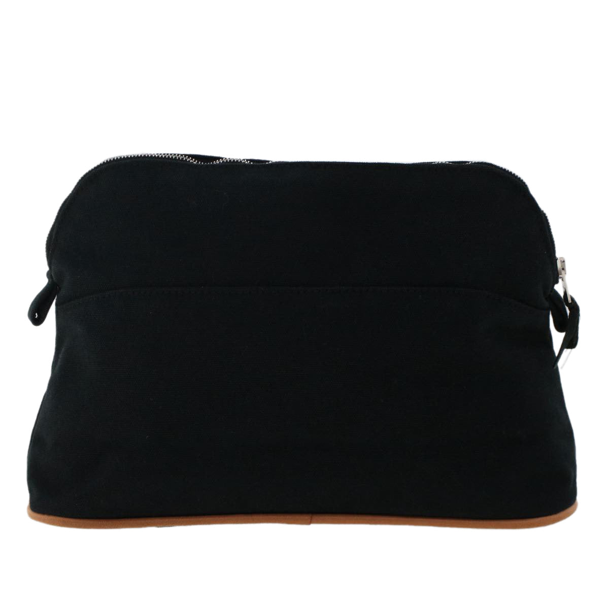 HERMES Bolide Pouch Canvas Black Auth bs7239 - 0