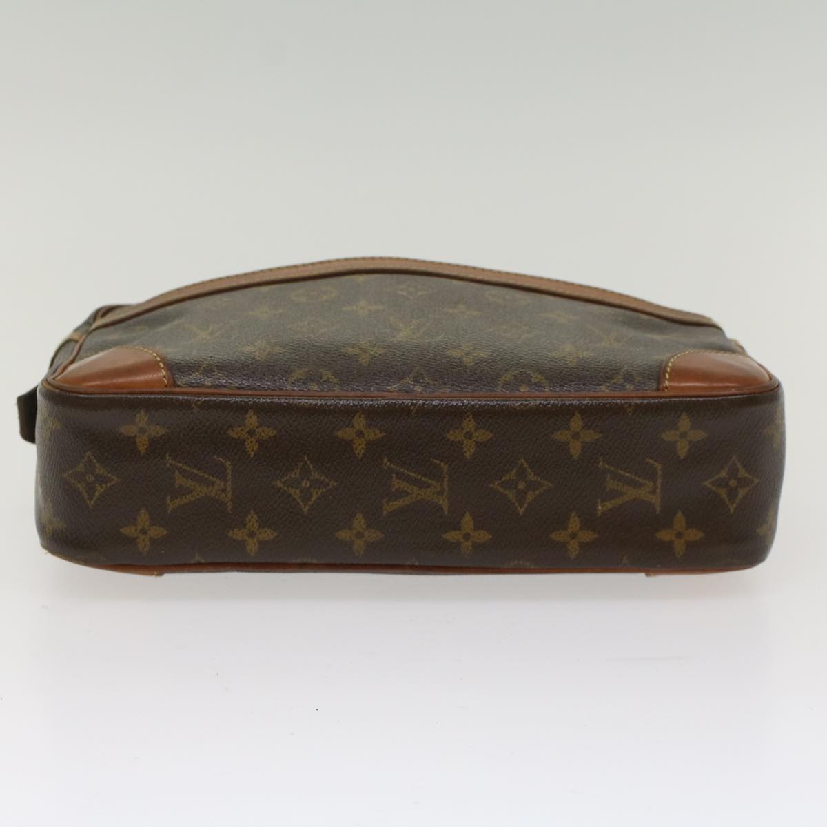 LOUIS VUITTON Monogram Compiegne 28 Clutch Bag M51845 LV Auth bs7250