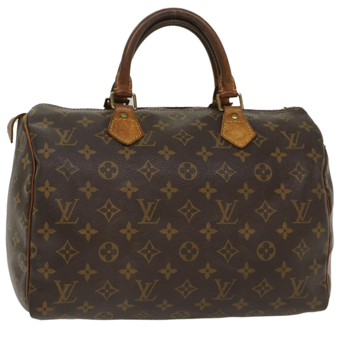 LOUIS VUITTON Monogram Speedy 30 Hand Bag M41526 LV Auth bs7293